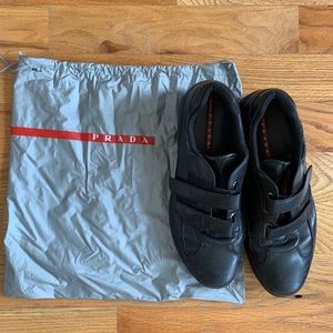 Prada Velcro Strap Sneakers